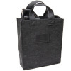 Плечевая кожаная сумка GRANDE PELLE черная (GP01439brown)